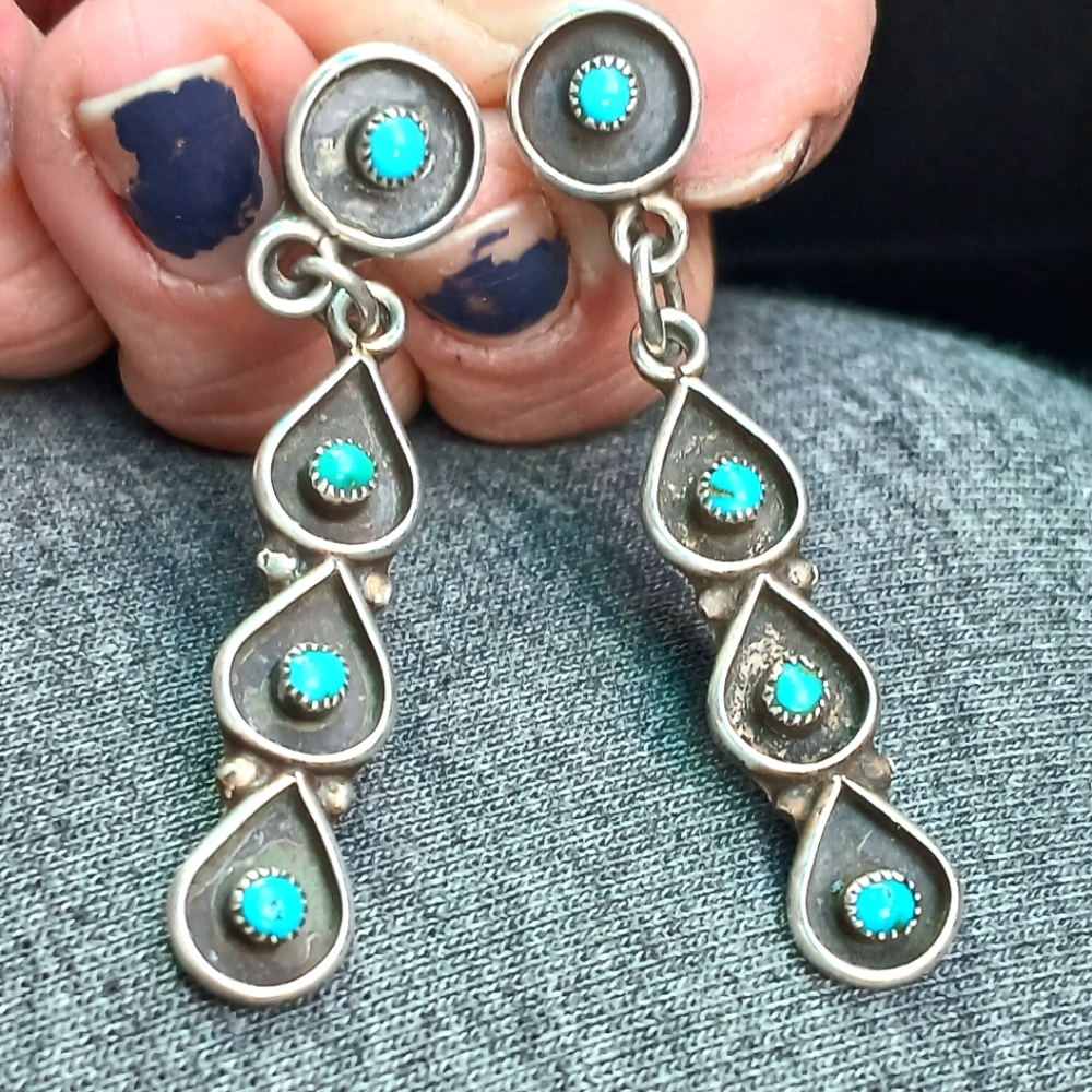 Vintage Native American earrings
